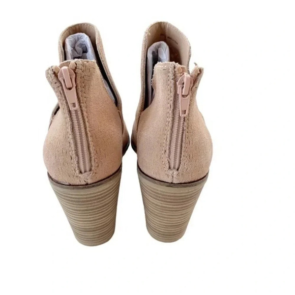 Dolce Vita DV8 Suede Leather Shai Ankle Boot Bootie Light Pink Tan Size 9.5 NWT - Picture 11 of 16